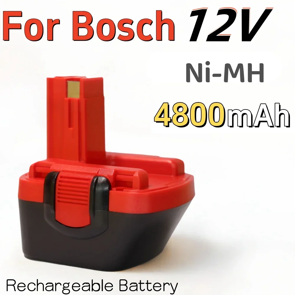 Никель-металлогидридный Аккумулятор для шуруповерта Bosch BAT043, BAT045, BAT046, 4800, 2607335273, PSR, 12 В, 2607335274 мАч