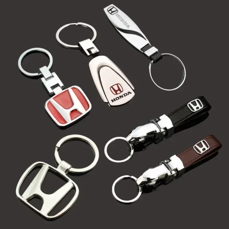 Автомобильный брелок для ключей Honda Civic Accord CRV Odyssey Fit Pilot Dio HRV CRF CBR Engine Crf 250 XRV City Jazz Jade Аксессуары