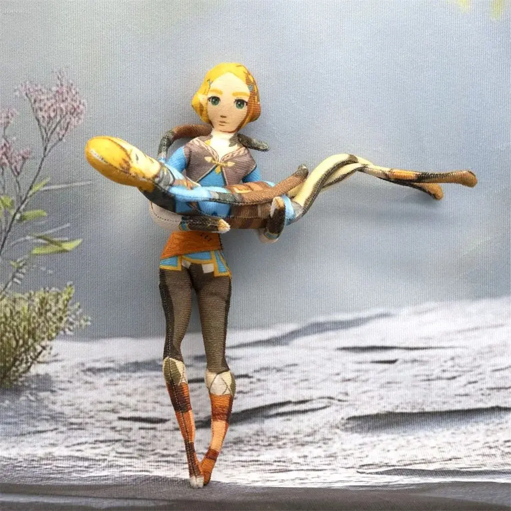 Фото Куклы для косплея Zelda Link, плюшевая кукла, мягкая фигурка с гибкими конечностими для декора игровой комнаты, женские и мужские рождественские подарки №4