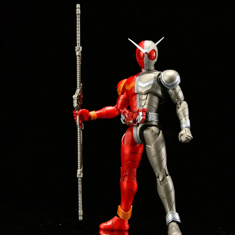 Фото Фигурка Bandai со стандартным подъемом, Райдер KAMEN RIDER FRS KAMEN RIDER, двойная Тепловая металлическая сборка, аниме экшн-фигурка, модель, игрушка, подарок для ребенка №4