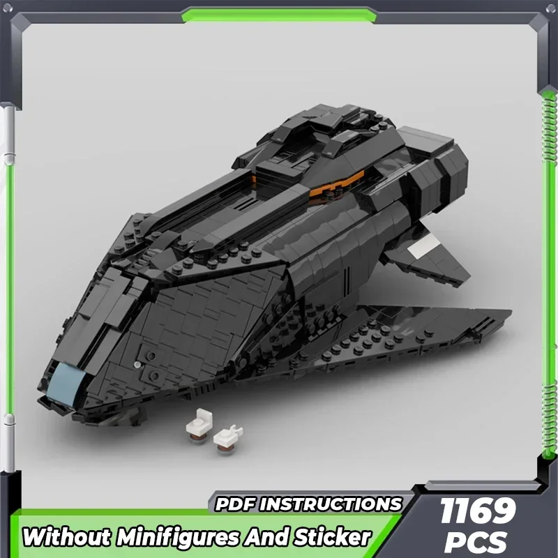 Конструктор Moc военная модель, конструктор «Опасный штурмовой корабль», модульные блоки, подарки, игрушки для детей, Наборы «сделай сам»