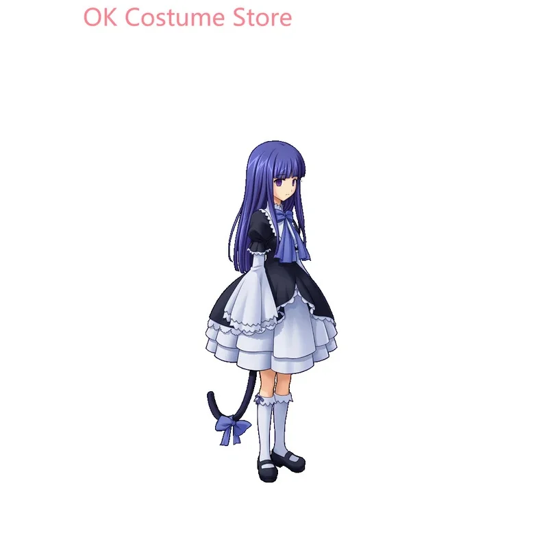 Ци [Настройка] Аниме! Umineko no Naku Koro ni Frederica Bernkastel Lolita Maid Dress Прекрасная униформа Косплей Костюм (art.: 3920d15759be5) - 3920d15759be5