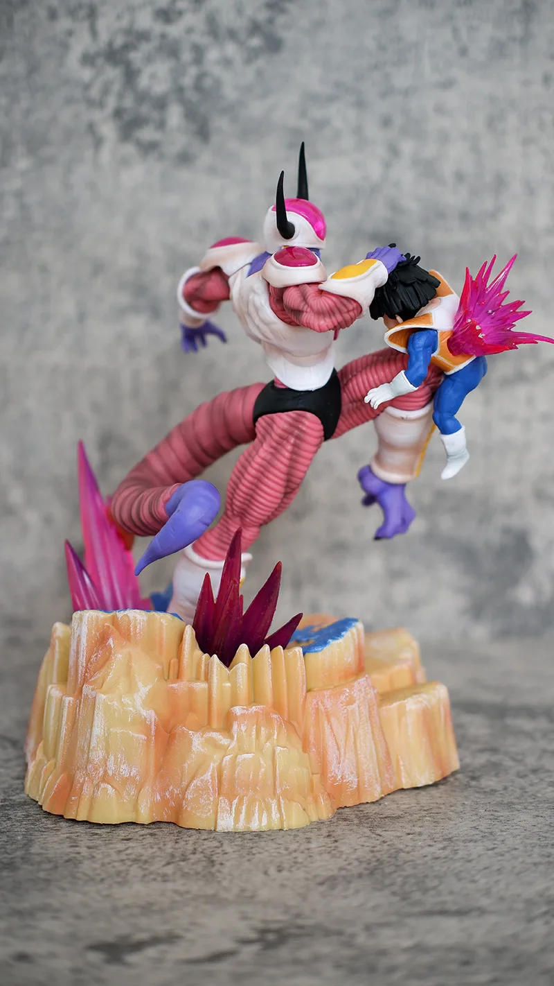 Фото Аниме Dragon Ball Z Frieza VS Son Gohan Super Saiyan GK ПВХ Фигурка Боевая Статуя Коллекция Модель Детские Игрушки Кукла 25 СМ №5