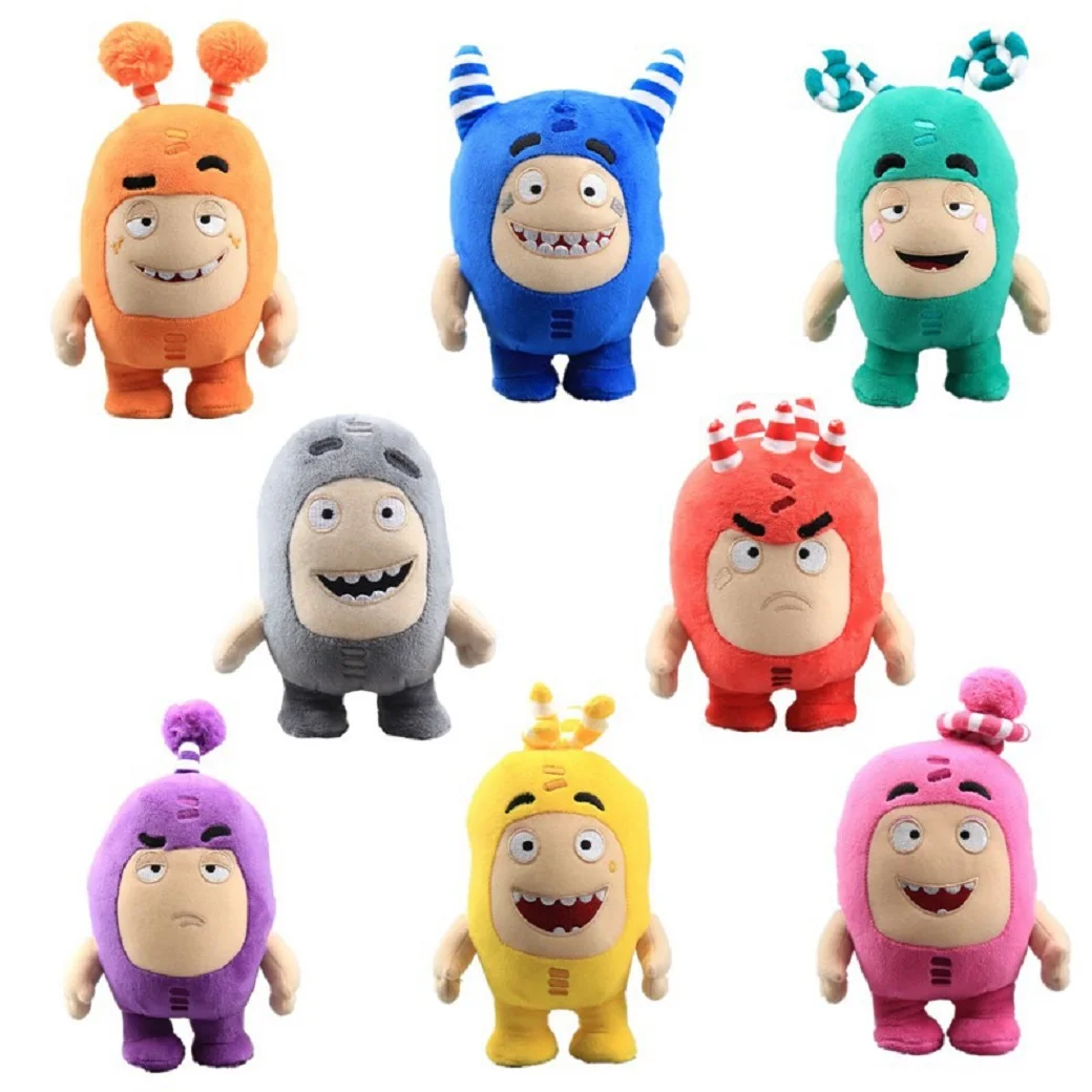 8 шт./партия, плюшевые игрушки Oddbods, 18-24 см