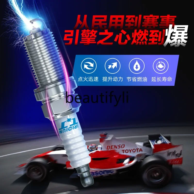 Фото cqy DENSO FK16HR-A8 адаптирует к двухигольную иридиевую свечу зажигания ES300 2AR. №4