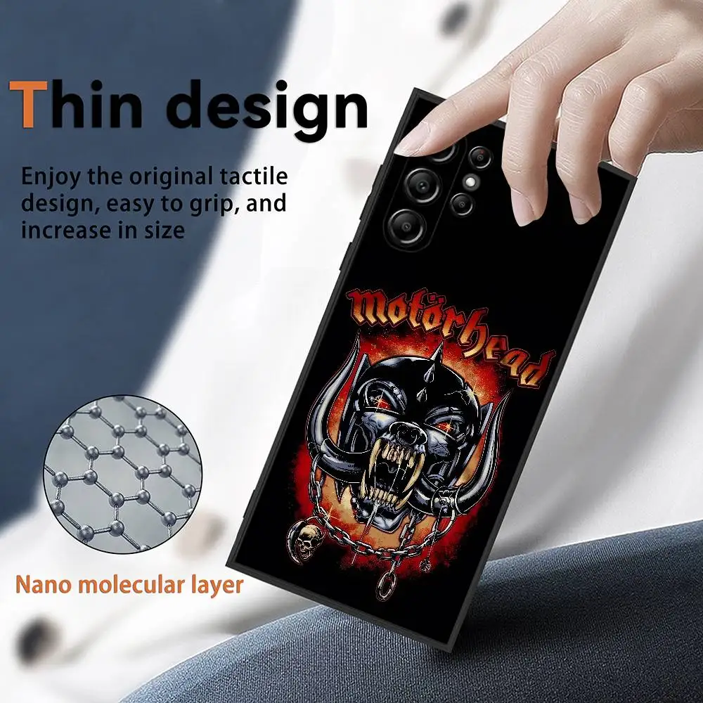 Чехол для телефона Rock Band M-Motorhead для Samsung Galaxy S25 S24 S23 S22 S21 S20 Ultra Plus Frosted Soft Cover Funda