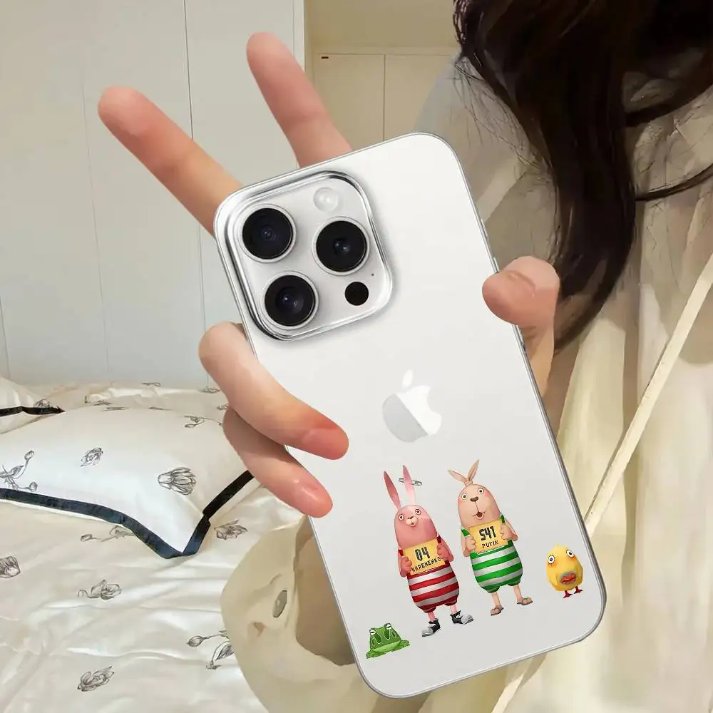 Фото U-USAVICH-Прозрачный чехол для телефона iPhone, защитный чехол 16, 15, 11, 13, 14 Pro Max, 7, 8 Plus, X, Xr, Xs Max, Se2020, 12M №2