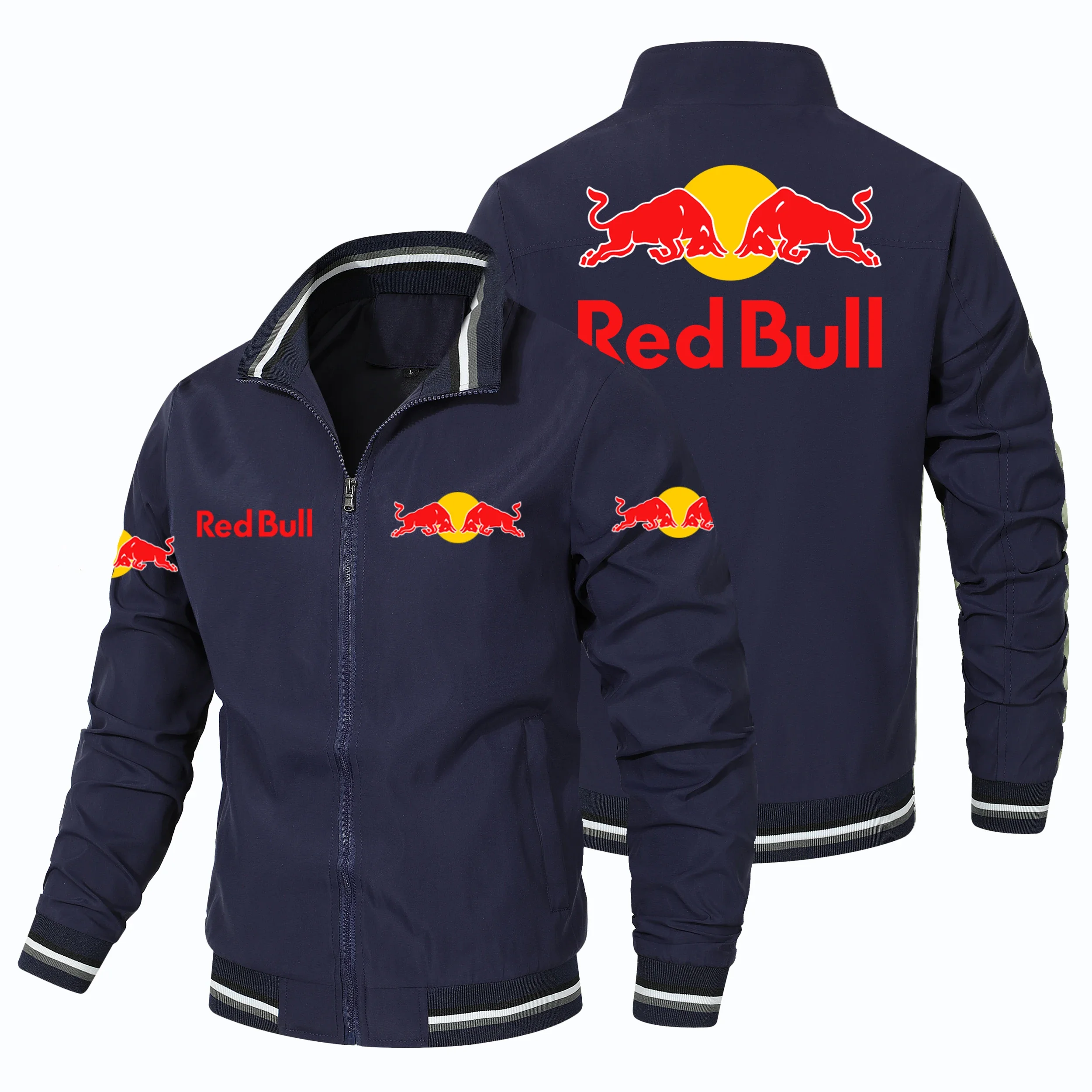 Фото Новинка 2025 года Formula 1 Red Bull Team Racing Официальный сайт Гоночная куртка-поло Джерси Спортивный трикотаж на открытом воздухе для взрослых и женщин для тренировок №2