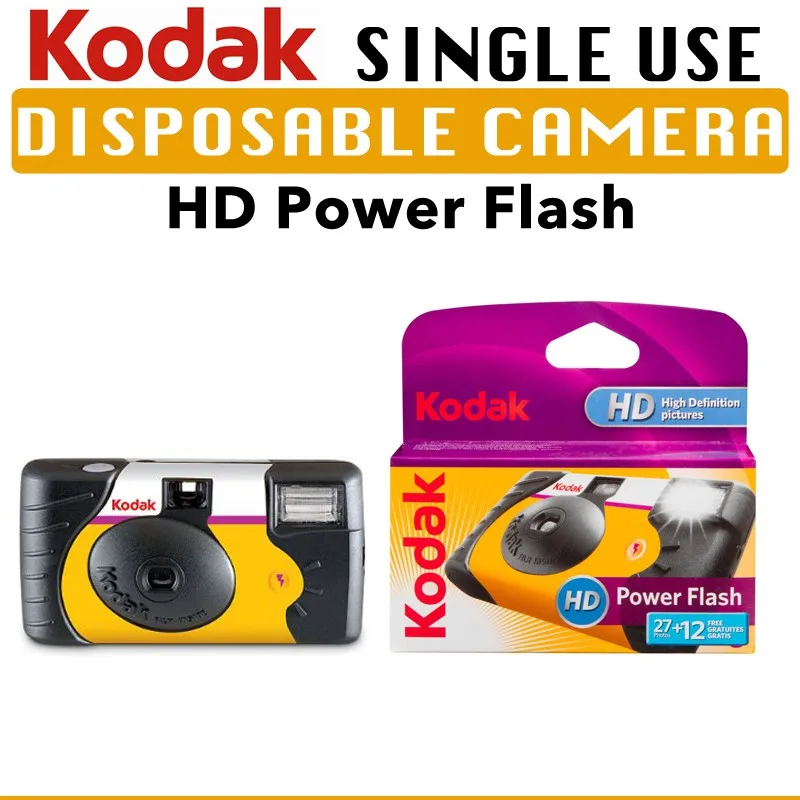 Оригинальная одноразовая фотокамера Kodak 39 Photo FunSaver со вспышкой, одноразовые точечные и точечные пленочные камеры, 27 листов, 39 листов