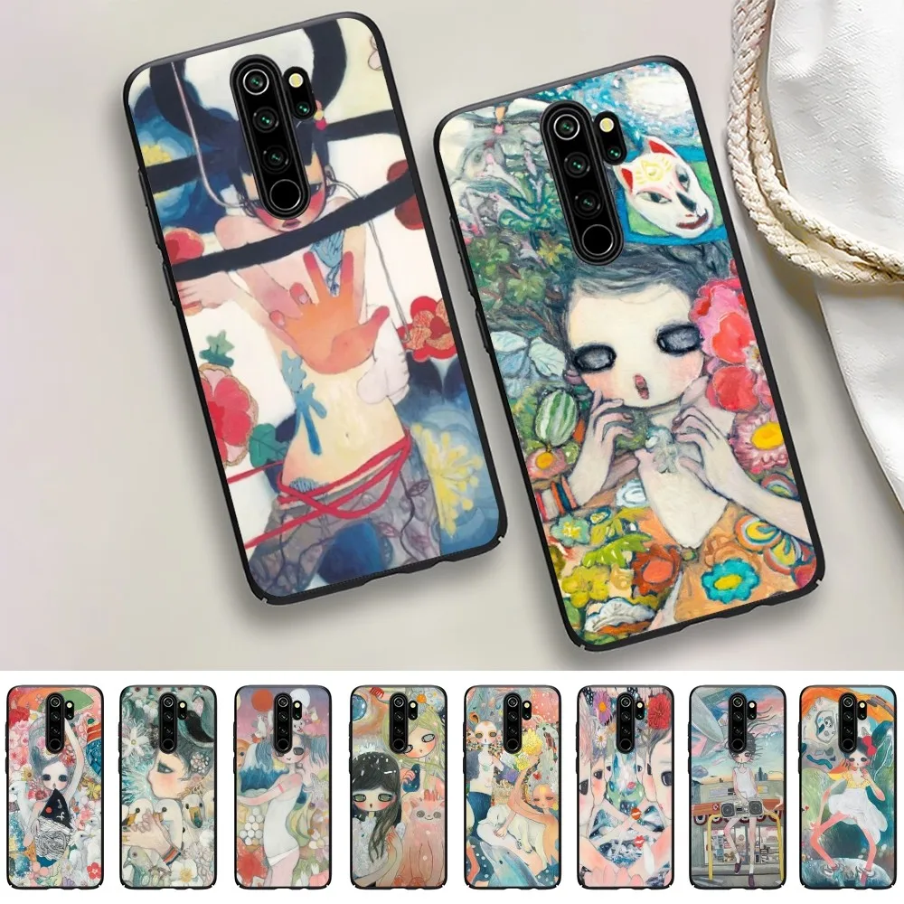 Aya Takano Art чехол для телефона для Redmi 5 6 7 8 9 10 plus pro 6 7 8 9 A GO K20 K30 K40 pro plus F3 Fundas