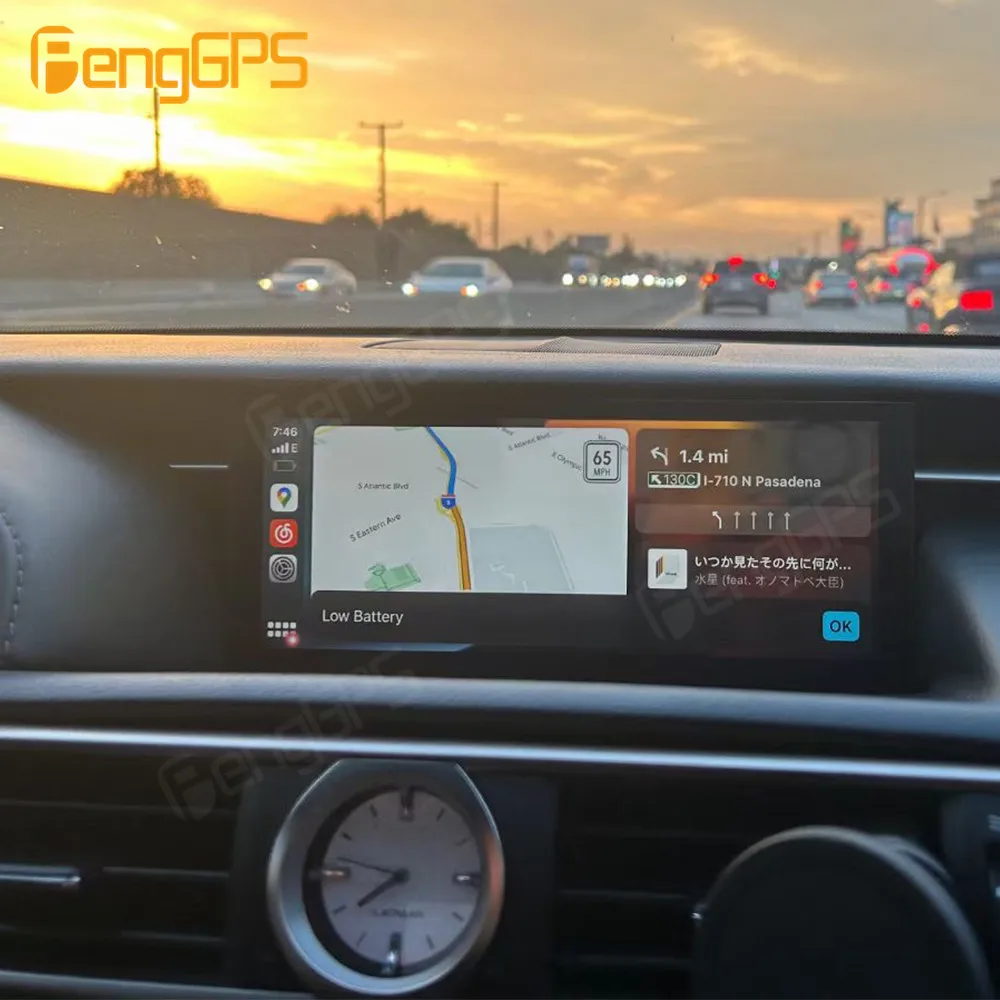 Фото Автомобильный Dvd-проигрыватель для Lexus RC IS 128 200 250 300 350 t 200 h, навигация, мультимедийная стереосистема, Android 11, 8 + 300G №3