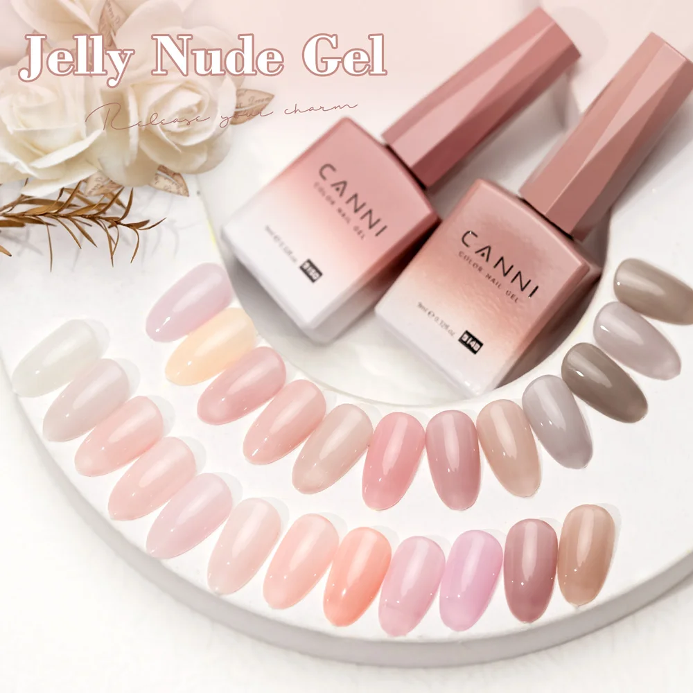 Фото CC7 CANNI Гель-лак для ногтей TPO FREE 9 мл HEMA FREE Soak Off УФ-светодиодный гель для ногтей Полуперманентный глянцевый бриллиант Верхнее покрытие Набор 6/30 шт. Набор №4