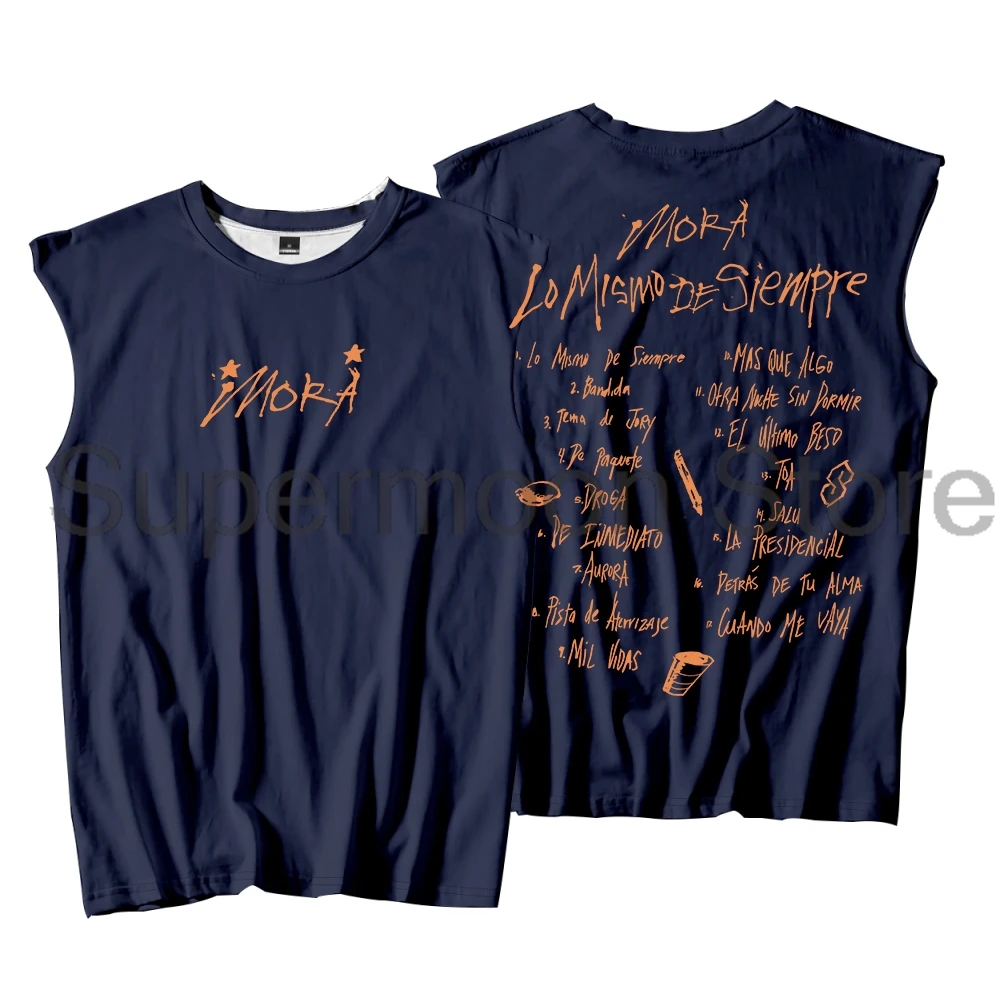 Фото Mora Lo Mismo De Siempre треклист Merch майки унисекс жилет без рукавов для женщин и мужчин уличная уличная одежда топы №4
