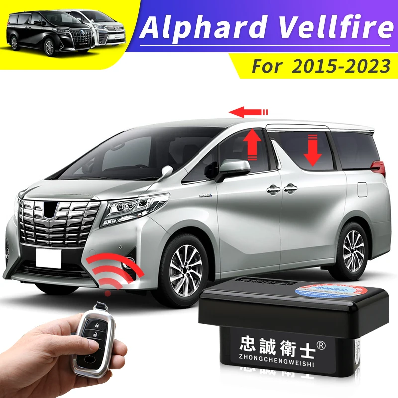 Для Toyota Alphard Vellfire 30 20 серия модифицированные аксессуары подъемник окон для интерьера OBD Тюнинг 2021 2020 2019 2018