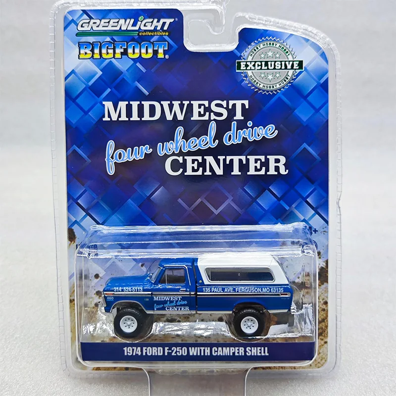 GreenLight 1:64 1974, модель автомобиля Camper Van Shell 30345, совершенно новая с упаковкой Играйте в транспортные средства и модели