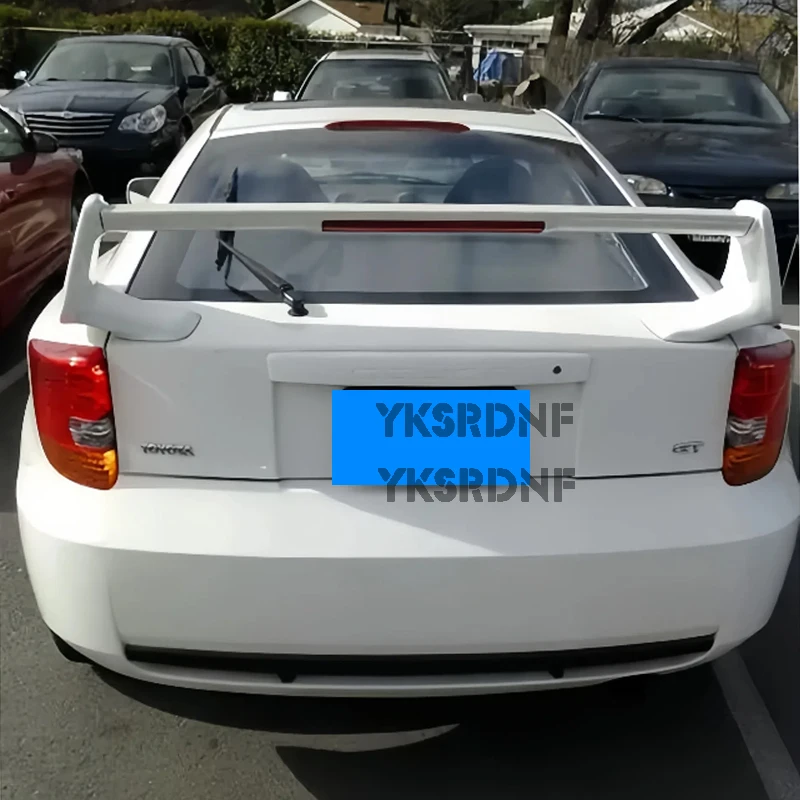 Фото Для TOYOTA CELICA SPOILER со светодиодными фонарями, высококачественный автомобильный спойлер из АБС-пластика, крыло багажника 2000 2001 2002 2003 2004 2005 №2