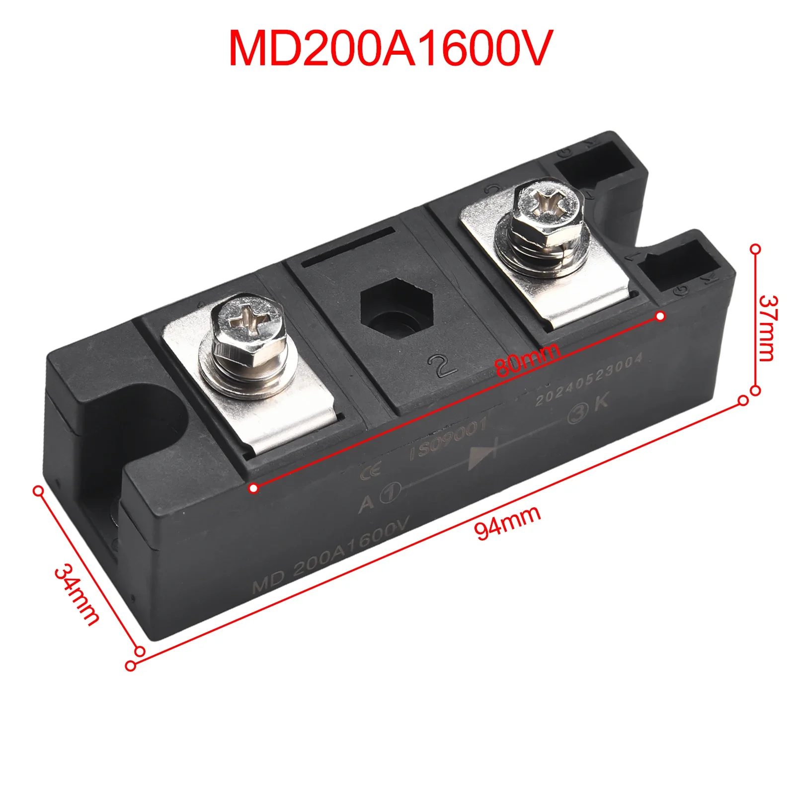 Фото Антиреверсивный зарядный диод MD50A/MD100A/MD200A1600V Модуль антиреверсивного диода 5555555555555555555555555555555555555555555555555 №3