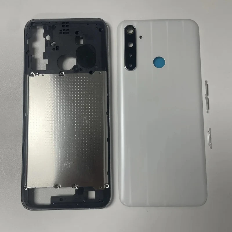 Фото Для Oppo Realme 6i RMX2040 полный корпус средняя рамка аккумулятор задняя крышка корпус панель запасные части №2