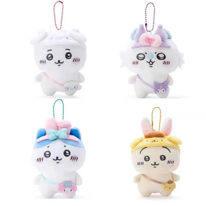 Kawaii Chiikawa Hachiware Usagi плюшевые игрушки плюшевый брелок Мягкая кукла для детей подарок