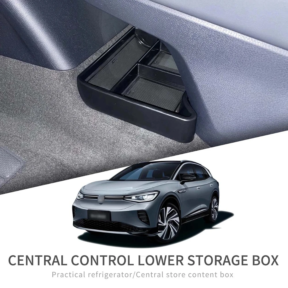 1 шт., котак, консоль, Tengah Cocok для Volkswagen ID.4 Aksesori Kotak Penyimpanan Konsol Kotak Penyimpanan