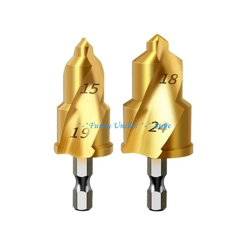 E7CD 2pcs Shank Rall Bits Установите высокоскоростные стальные канавки 20 мм и 25 мм
