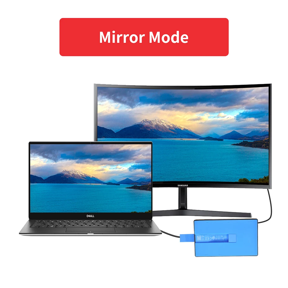 Фото Адаптер USB 3,0-HDMI VGA, USB 5 в 1 порт, док-станция Displaylink, конвертер для Apple Macbook pro air Mini windows win7/8/win10 №4