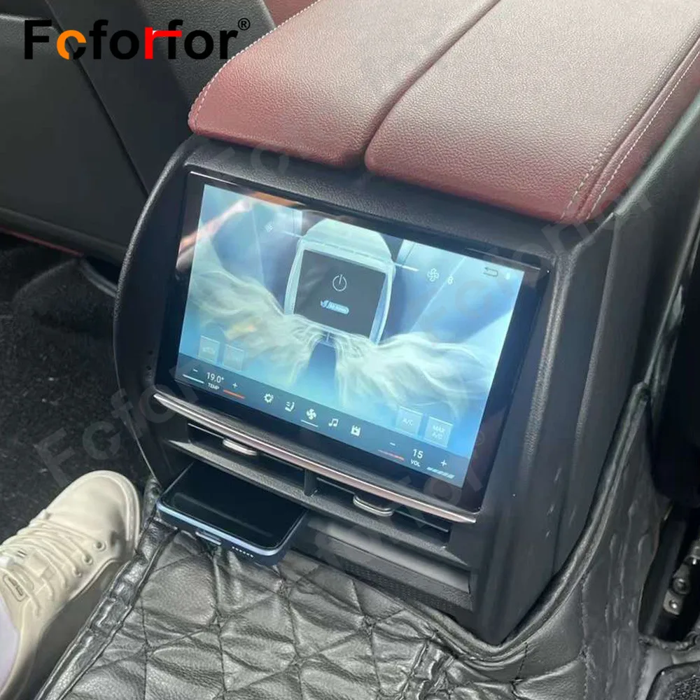 Android 14, цифровой задний кондиционер для BMW 5S G30 G31 G38 2017-2023, автомобильное заднее сиденье, панель переменного тока, климатический автомобильный экран