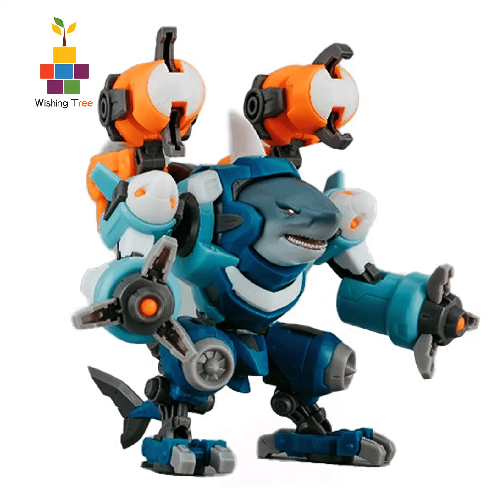 Moqi KEMO NO.57 Hunter Squad 1/24 Набор моделей акулы-меха — оригинальный китайский дизайн
