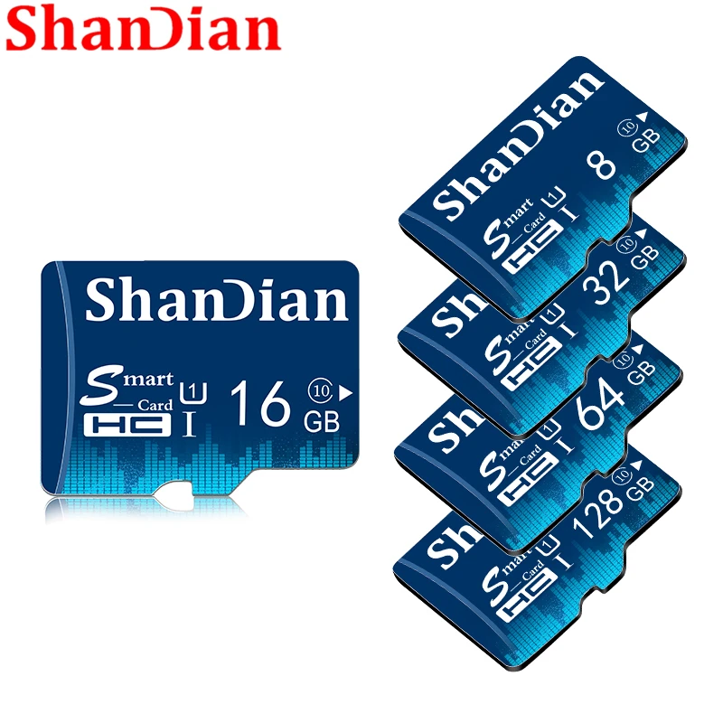 Фото SHANDIAN карта памяти, класс 10, 128 ГБ, 64 ГБ, 8 ГБ, 16 ГБ, 32 ГБ №1