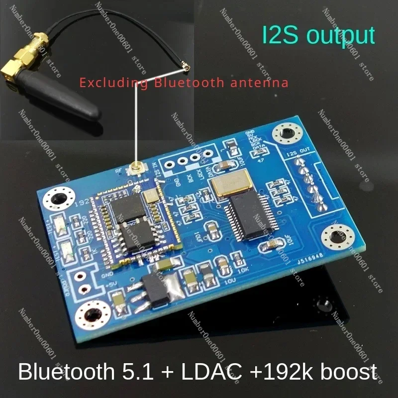 Для QCC5125 Bluetooth 5,1 I2S ЦАП Плата 192K увеличение для усилителя
