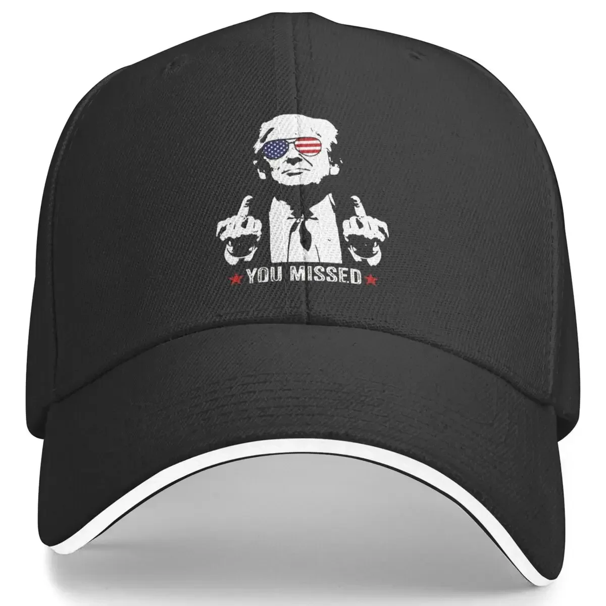 2024, убийца, стрельба Trump You Missed, наряд для мужчин и женщин, бейсболки Trump Rally Shot, шляпа для папы, регулируемая солнцезащитная кепка