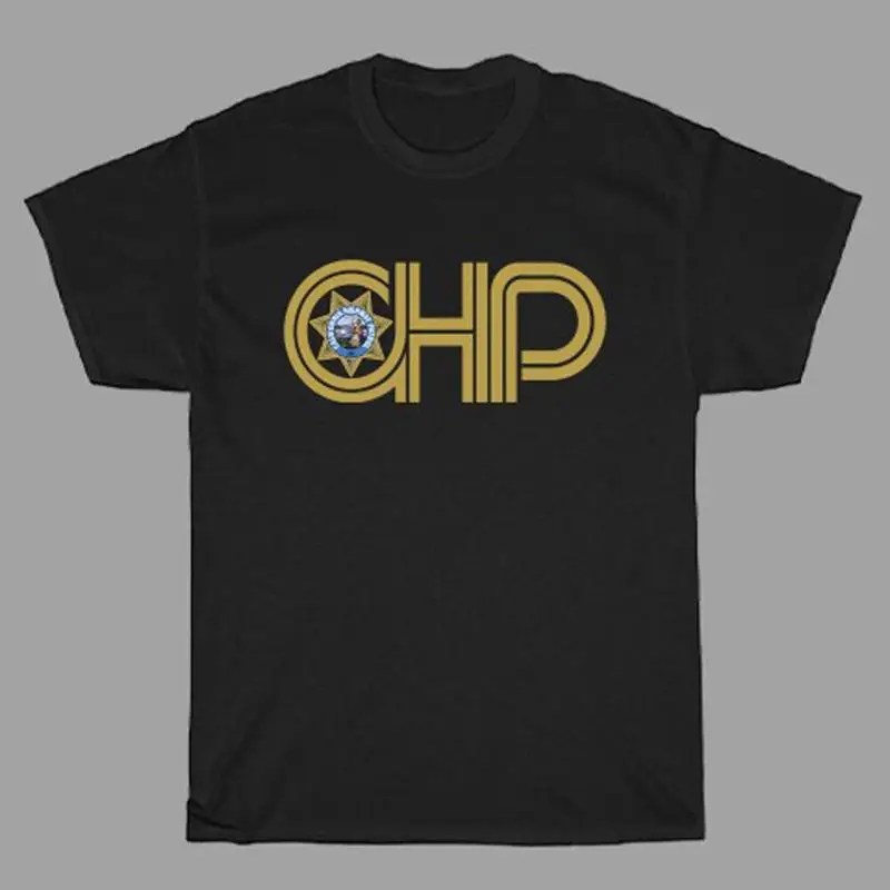 Мужская черная футболка Chp California Highway Patrol, размеры от S до 3XL