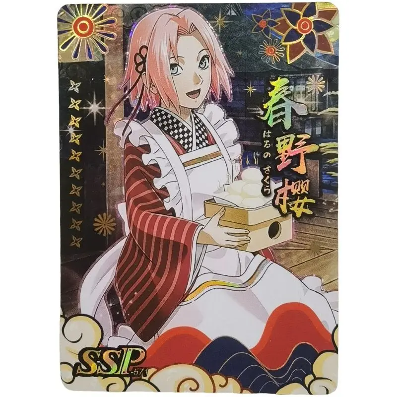Фото Коллекционная редкая игра Naruto SSP SP, коллекционная флеш-карта удзумаки Наруто, персонаж аниме, мультяшная настольная игра, игрушки для мальчиков, рождественские подарки №2