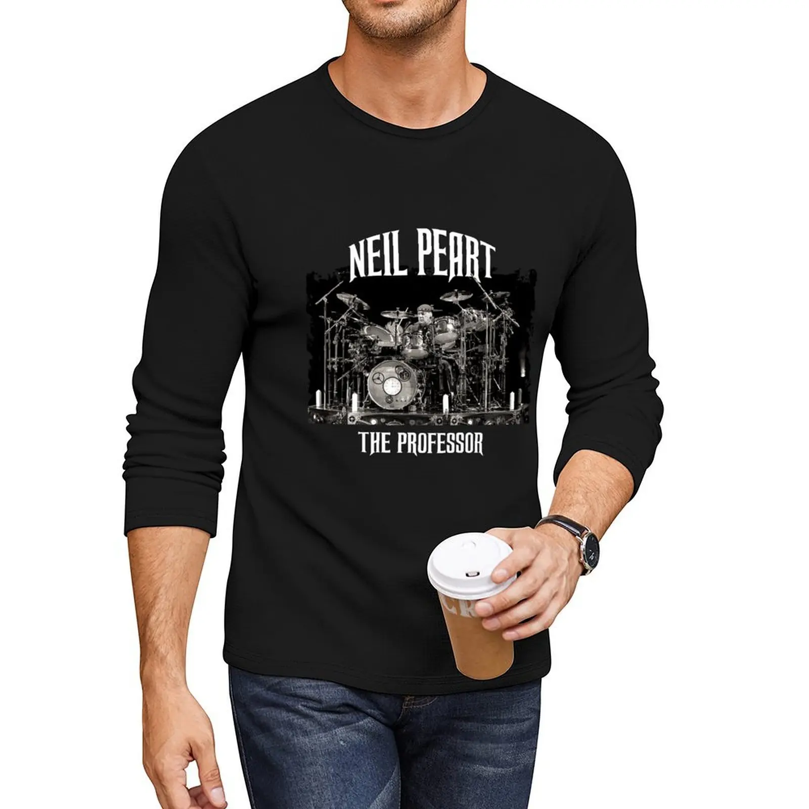 án저 Serbs Néיל Pé Mab - Thé Próféssór - Thé Drummér Bláck , , , SábáLóvé Long T-Shirt аниме толстовка мужские винтажные футболки
