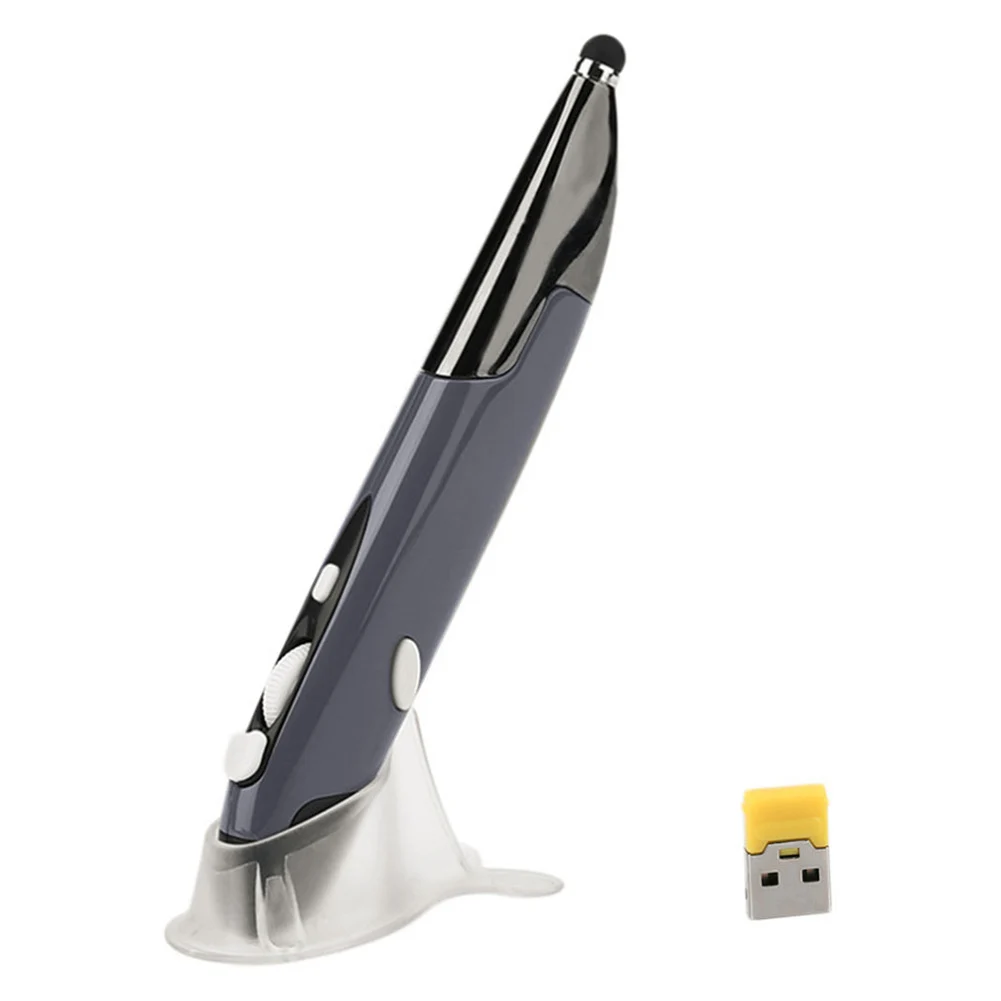 USB-ноутбук для учебы, 2,4 ГГц, оптический компьютер, аксессуары для презентаций, мышь, ручка, настольный беспроводной емкостный стилус