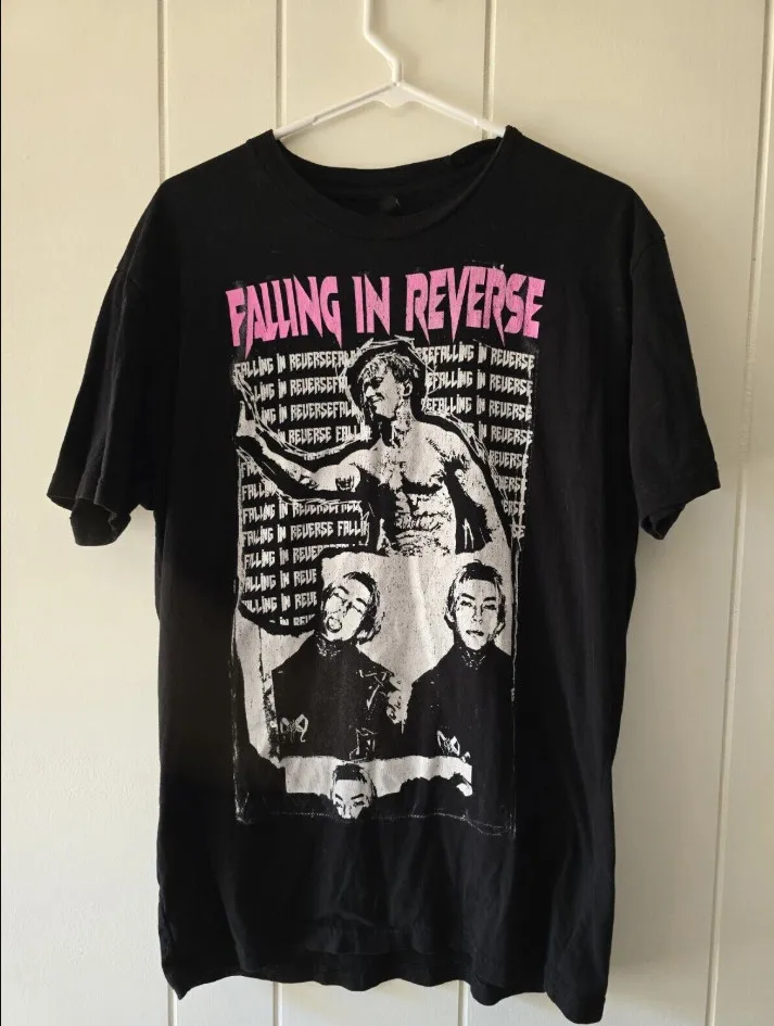 Футболка Vtg Falling In Reverse Band Ronnie Radke, размер S-5XL