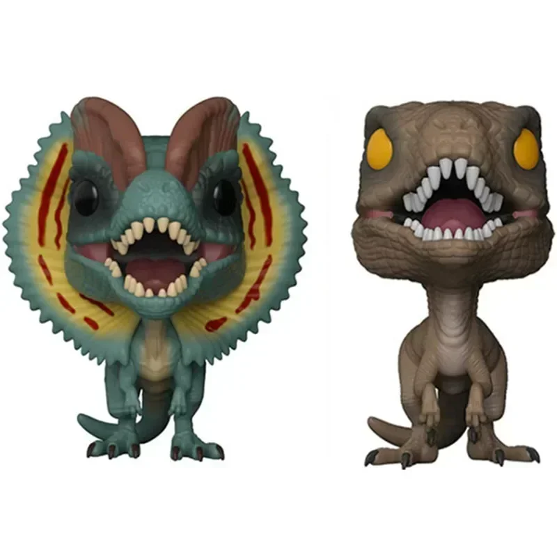 Фото FUNKO POP Мир Юрского периода Велоцираптор # 550 Динозавр #   549 Дилофозавр Синий Индорптор Фигурка Игрушки Подарочные Игрушки для Мальчиков №5