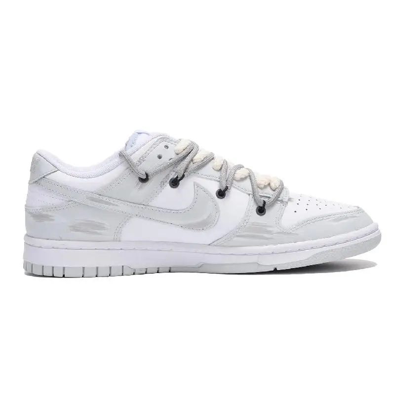 Фото 【Настроить】Мужские кроссовки Nike Dunk Low Skate Кроссовки DV0831-101 №3