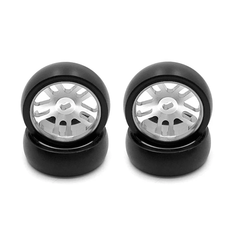 Металлическая колесная обода, жесткая дрифтерная шина для Wltoys 284131 K969 K989 P929 Mini-Z Mini-Q Mini-D IW04M 1/28, детали для радиоуправляемых автомобилей