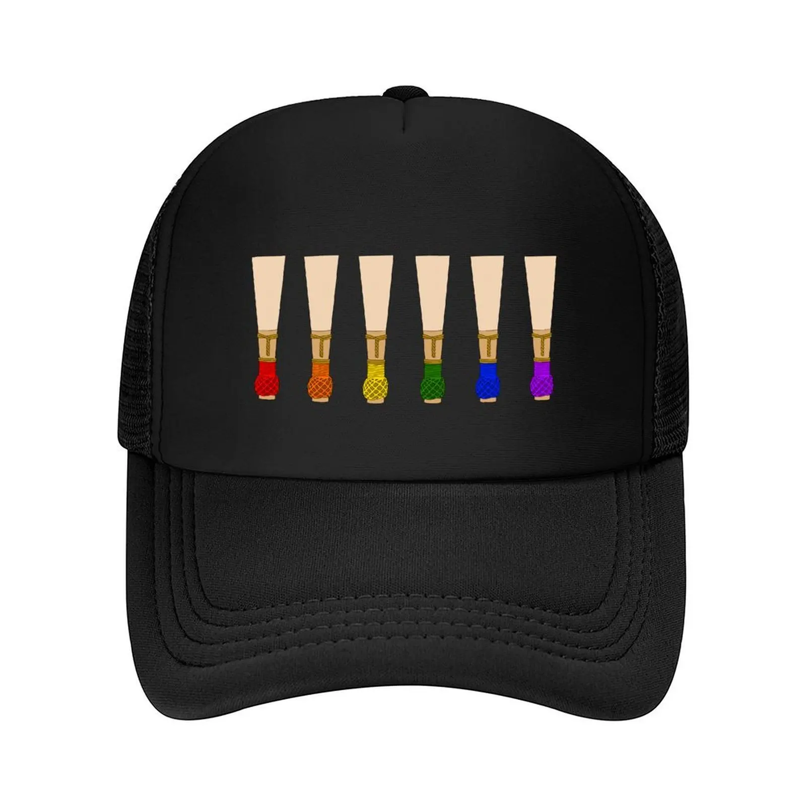 Бейсбольная кепка Bassoon Reeds (Радуга), шляпа от солнца, пляжная шляпа, пляжная сумка, дикая бейсбольная шляпа для женщин и мужчин