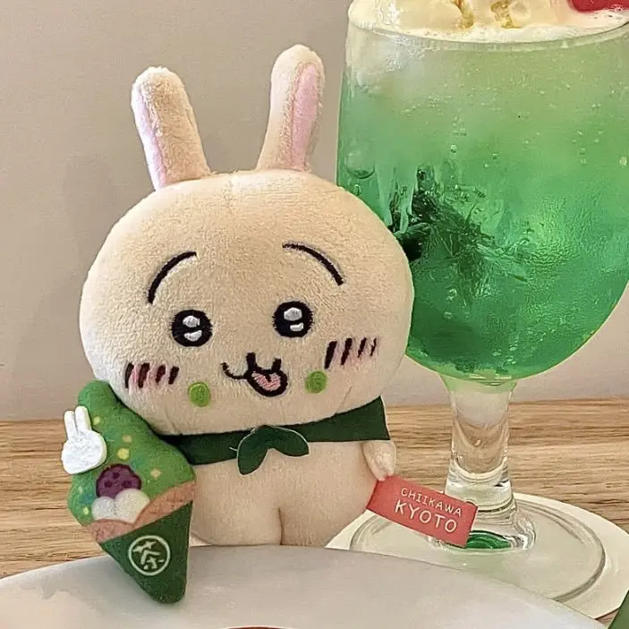 Фото MINISO Matcha Chiikawa Biwa Lake Limited Chiikawa плюшевый кулон Hachiware Usagi плюшевая милая кукла в подарок интересные девушки №2