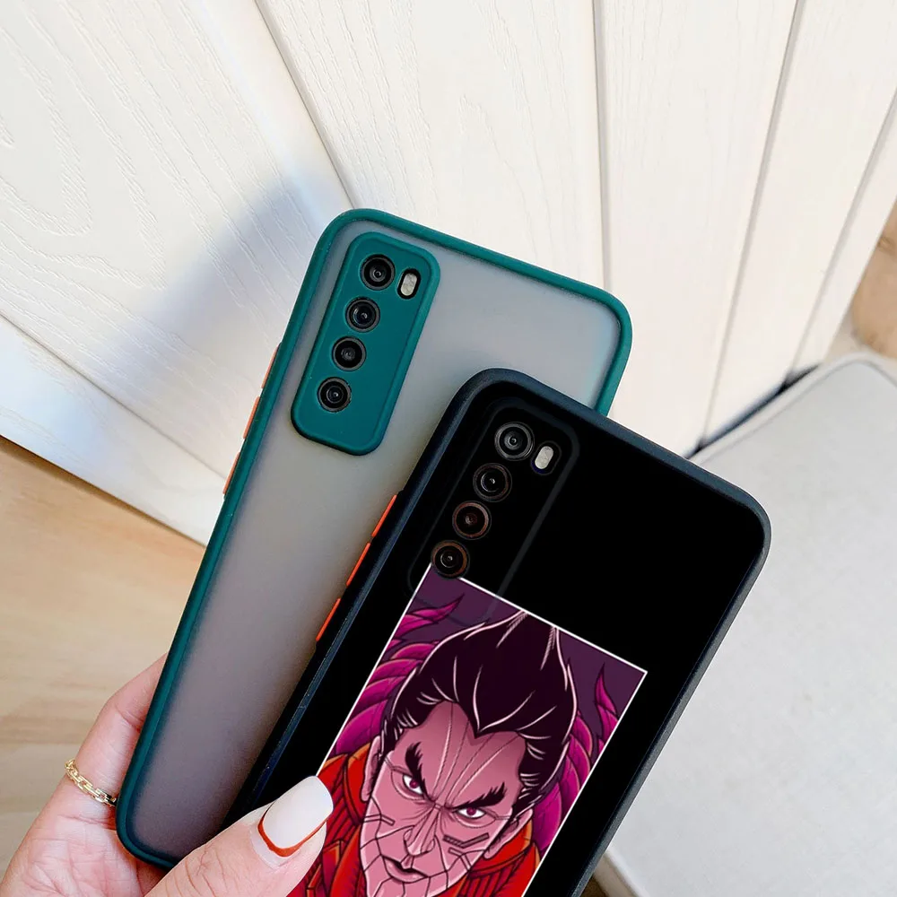 Фото Чехол для телефона Samsung A14 A53 A52 A51 A34 A33 A32 A31 A24 A23 A22 A14 A13 A12 A70 A50 Note10 9 TEKKEN 7 матовый полупрозрачный чехол №2