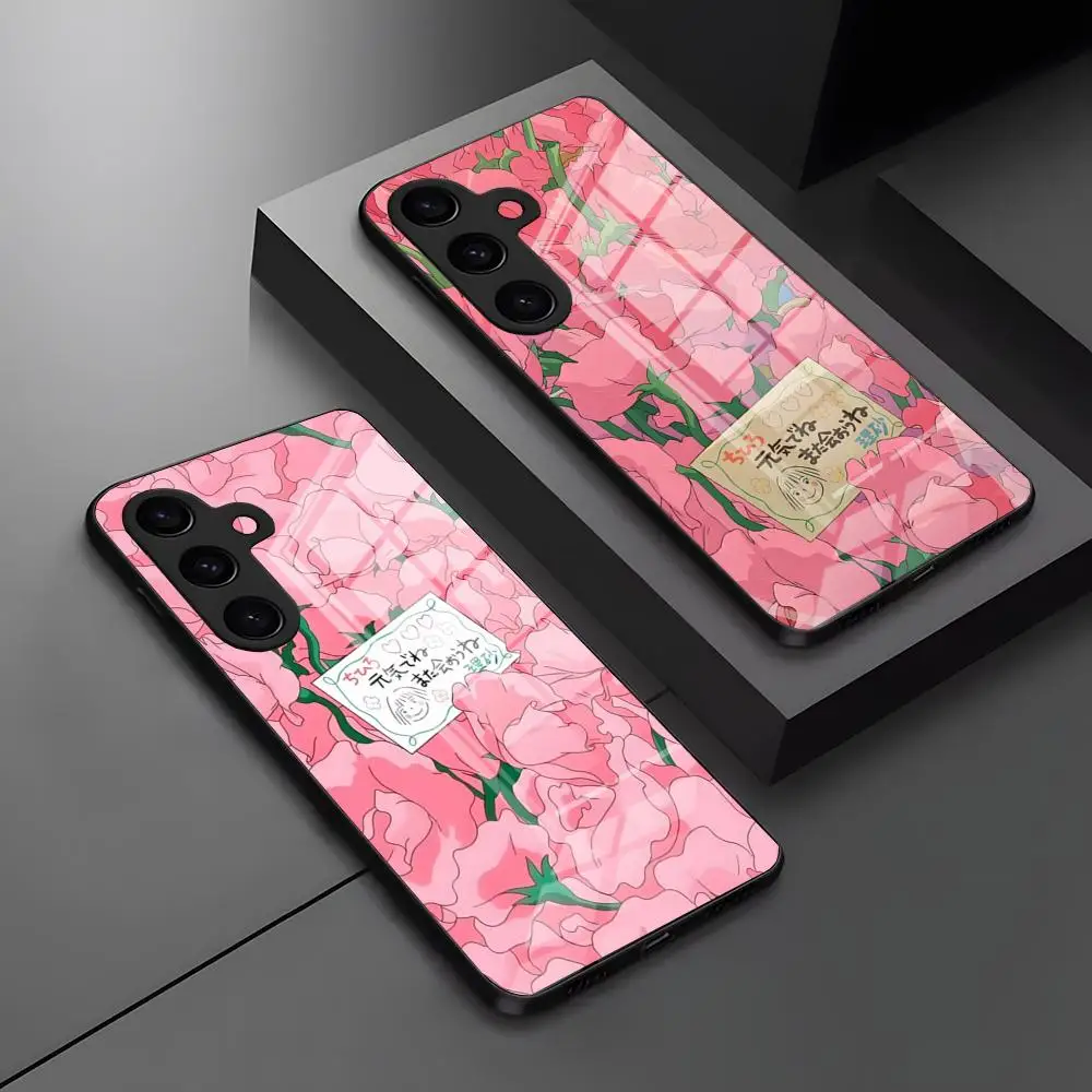 Чехол для телефона MINISO Anime SSpirited AAway для Samsung A52 A71 A21 A54 A20 S25 Galaxy A34 A14 A32 S24 S23 Glass Cover