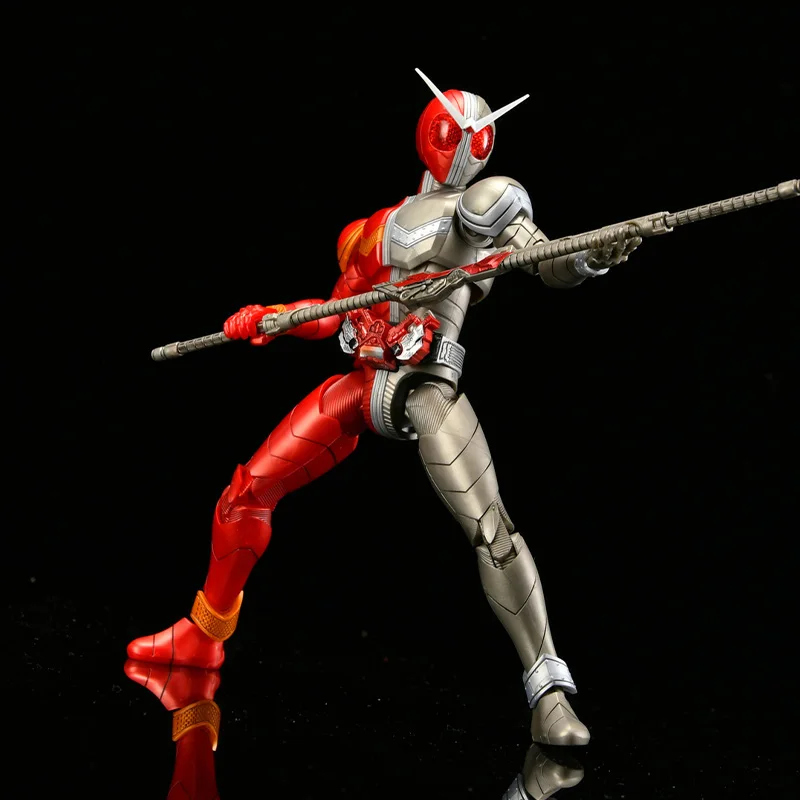 Фото Фигурка Bandai со стандартным подъемом, Райдер KAMEN RIDER FRS KAMEN RIDER, двойная Тепловая металлическая сборка, аниме экшн-фигурка, модель, игрушка, подарок для ребенка №5