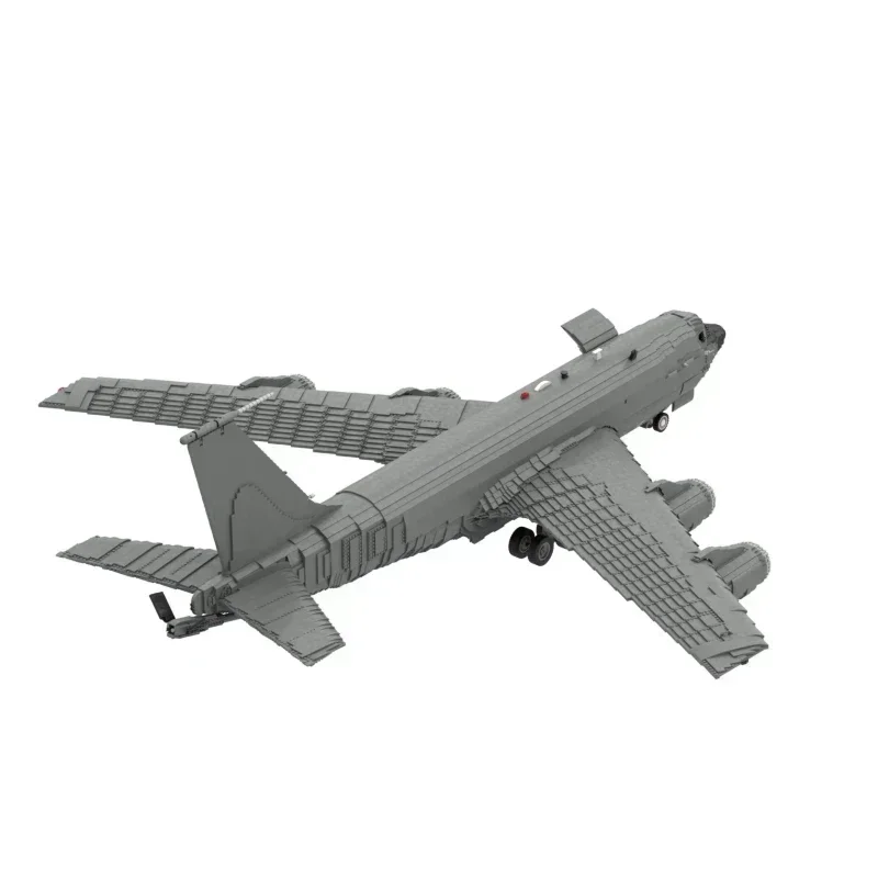Фото Военная модель Moc, строительные кирпичи WW2 KC-135R Stratotanker, строительные блоки самолетов, подарки, рождественские игрушки, наборы «сделай сам», сборка №2