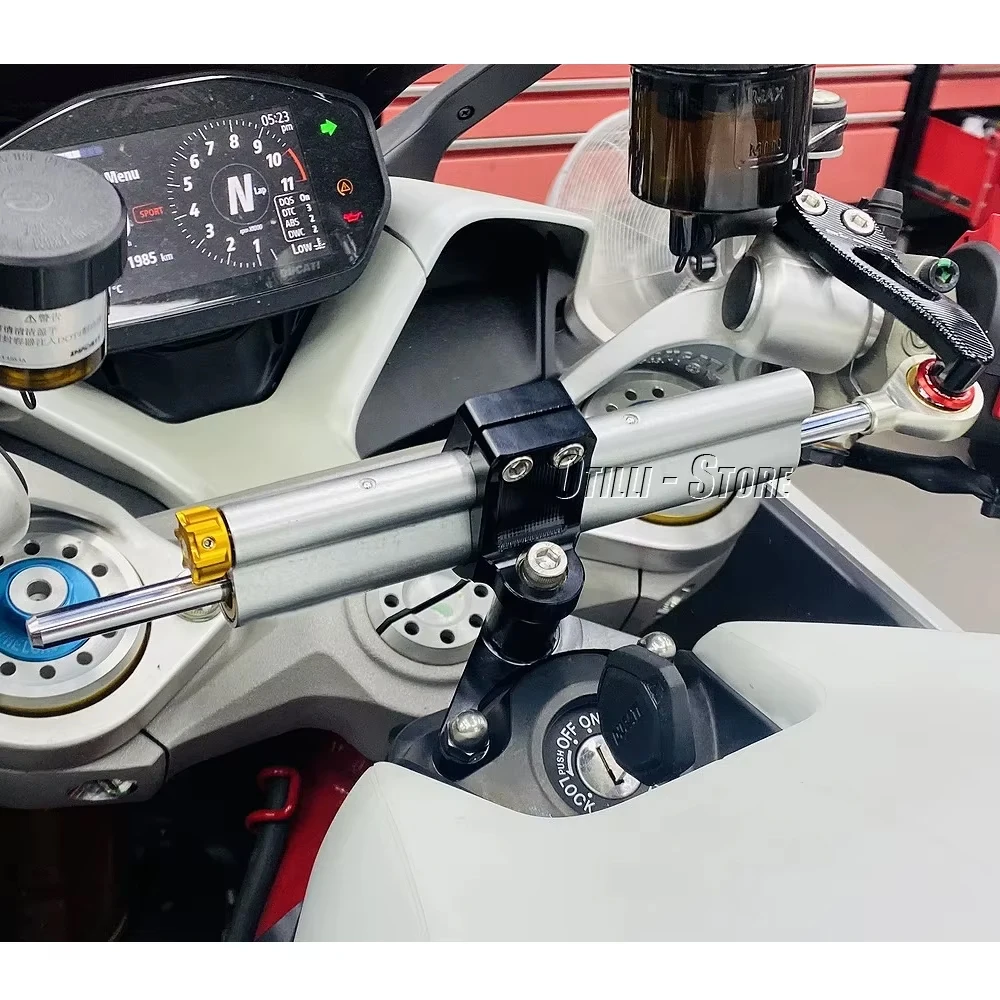 Для Ducati SuperSport 950 Supersport 939 2018-2025 аксессуары для мотоциклов, кронштейн стабилизатора демпфера, комплект крепления на руле (art.: 3920cc3efba4b) - 3920cc3efba4b
