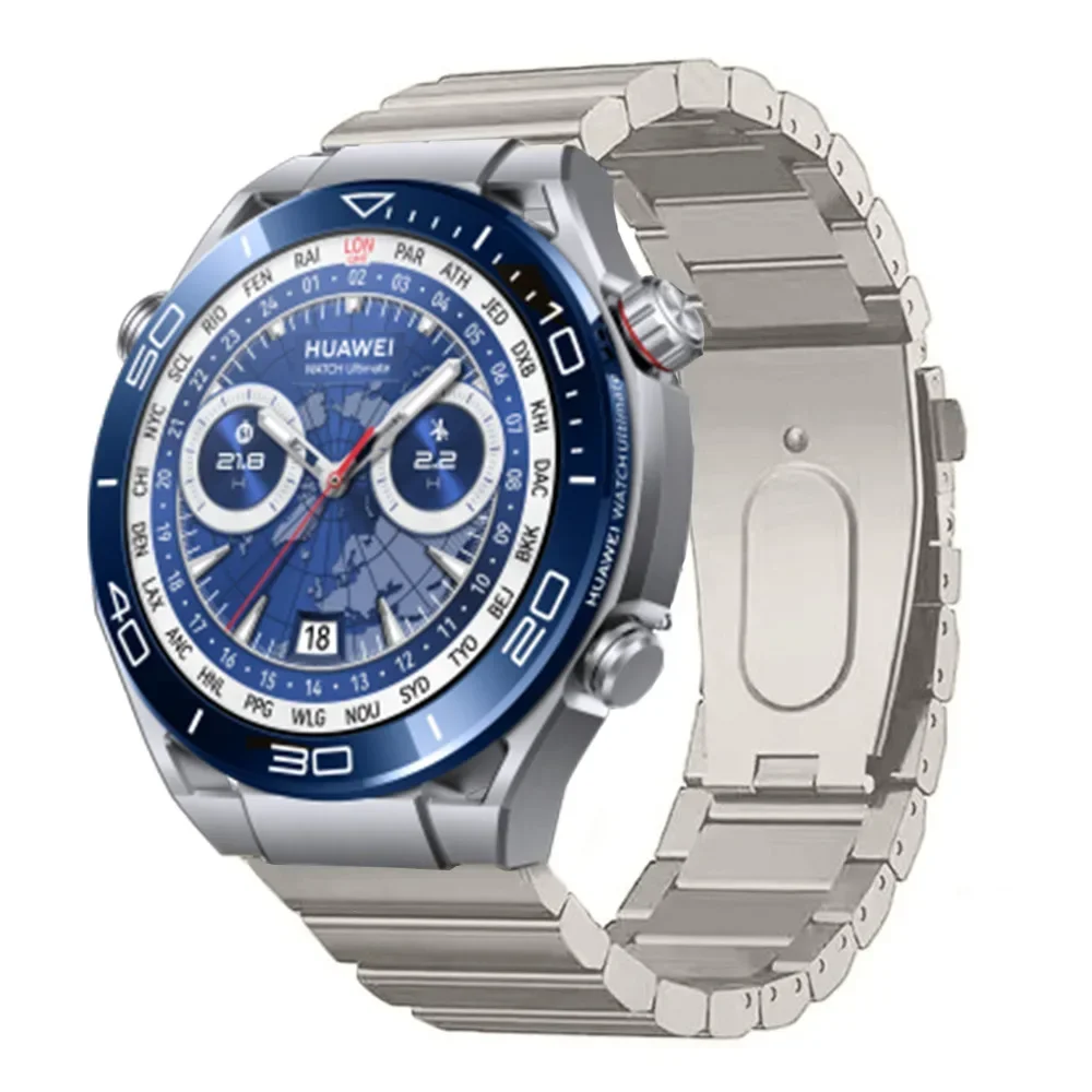 Подходит для Huawei 22 мм/Apple Watch Ultra2, ремешок из титанового сплава, титановый ремешок Apple с большими частицами