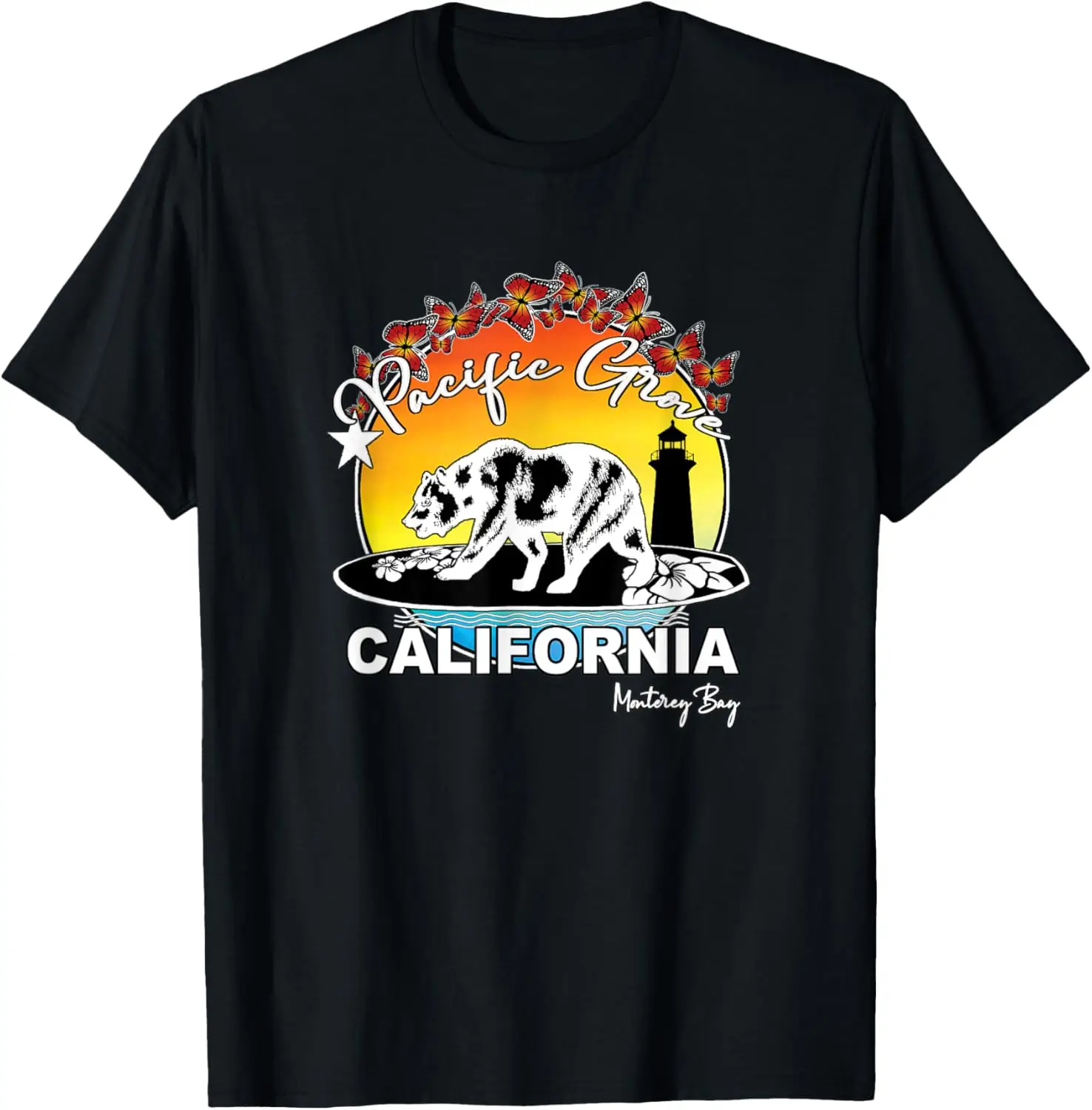 Сувенирная футболка Pacific Grove California Monterey-Bay