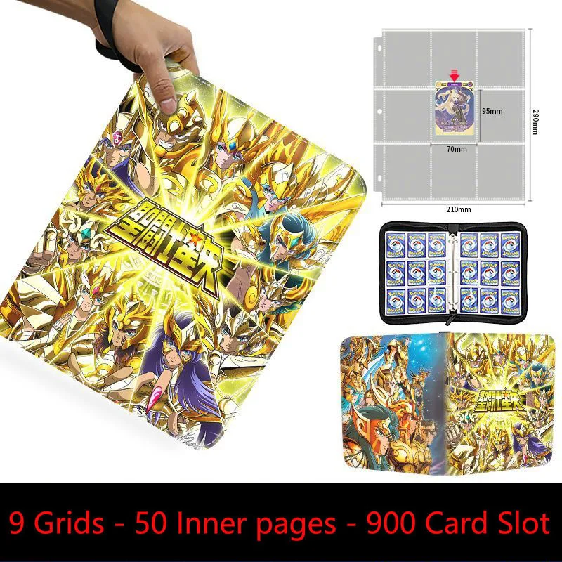 Папка-держатель для книг Saint Seiya, карманная папка для карточек аниме, 400900 шт., 49 (art.: 3920c28daeef5) - 3920c28daeef5