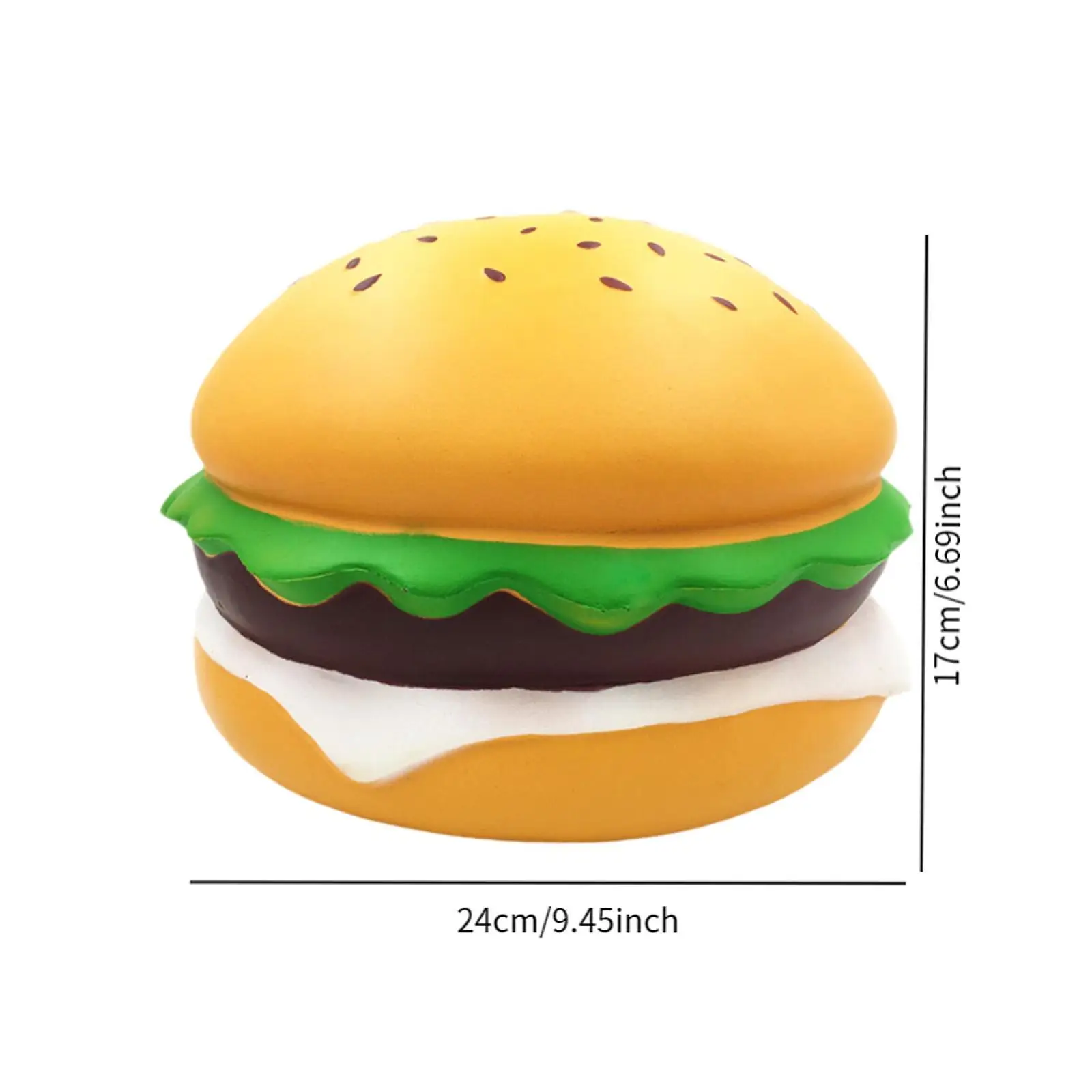 Игрушка для снятия стресса Burger, имитация гамбургеров для взрослых, мальчиков и девочек, праздничные подарки (art.: 3920cb20ce9d7) - 3920cb20ce9d7